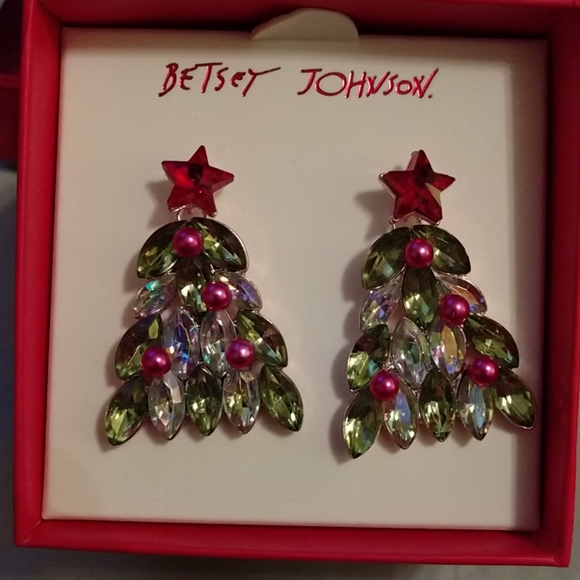 Betsey Johnson Christmas tree gem - Picture 1 of 3